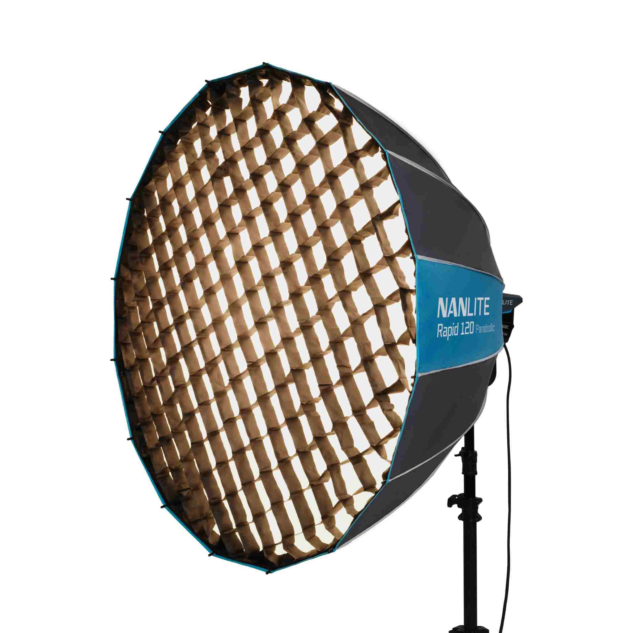 Nanlite Rapid 120 — Softbox parabólico 120 cm